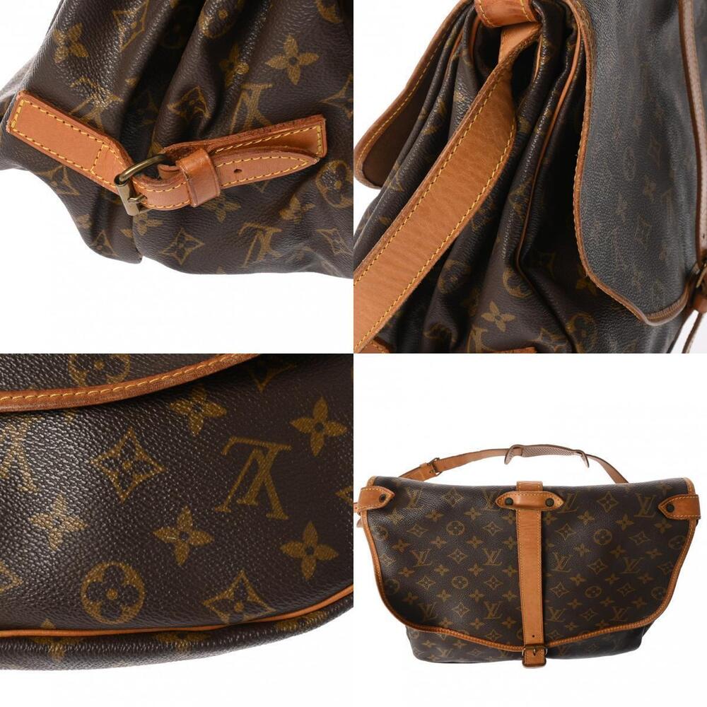 Louis Vuitton Saumur Bag Monogram Brown Canvas Shoulder - Picture 6 of 11